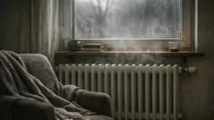 Mit diesem einfachen Brett über dem Heizkörper fühlt sich der Raum schneller warm an