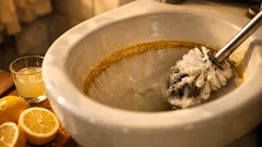 Kalkring im WC entfernen: mit Zitronensaft statt scharfer Reiniger